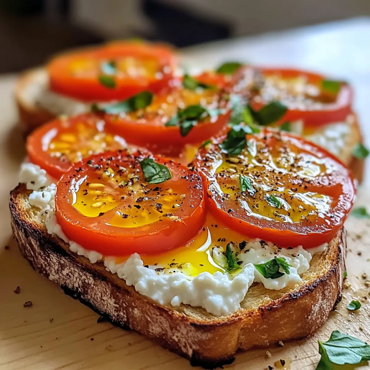 Tomaten-Mascarpone-Toast für den perfekten Ausgang