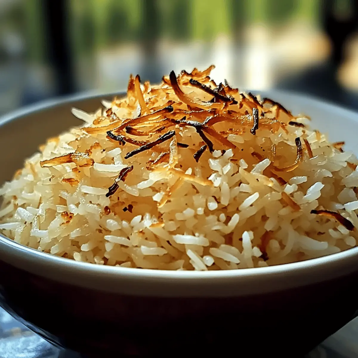 Goldener Zwiebelreis im Handumdrehen