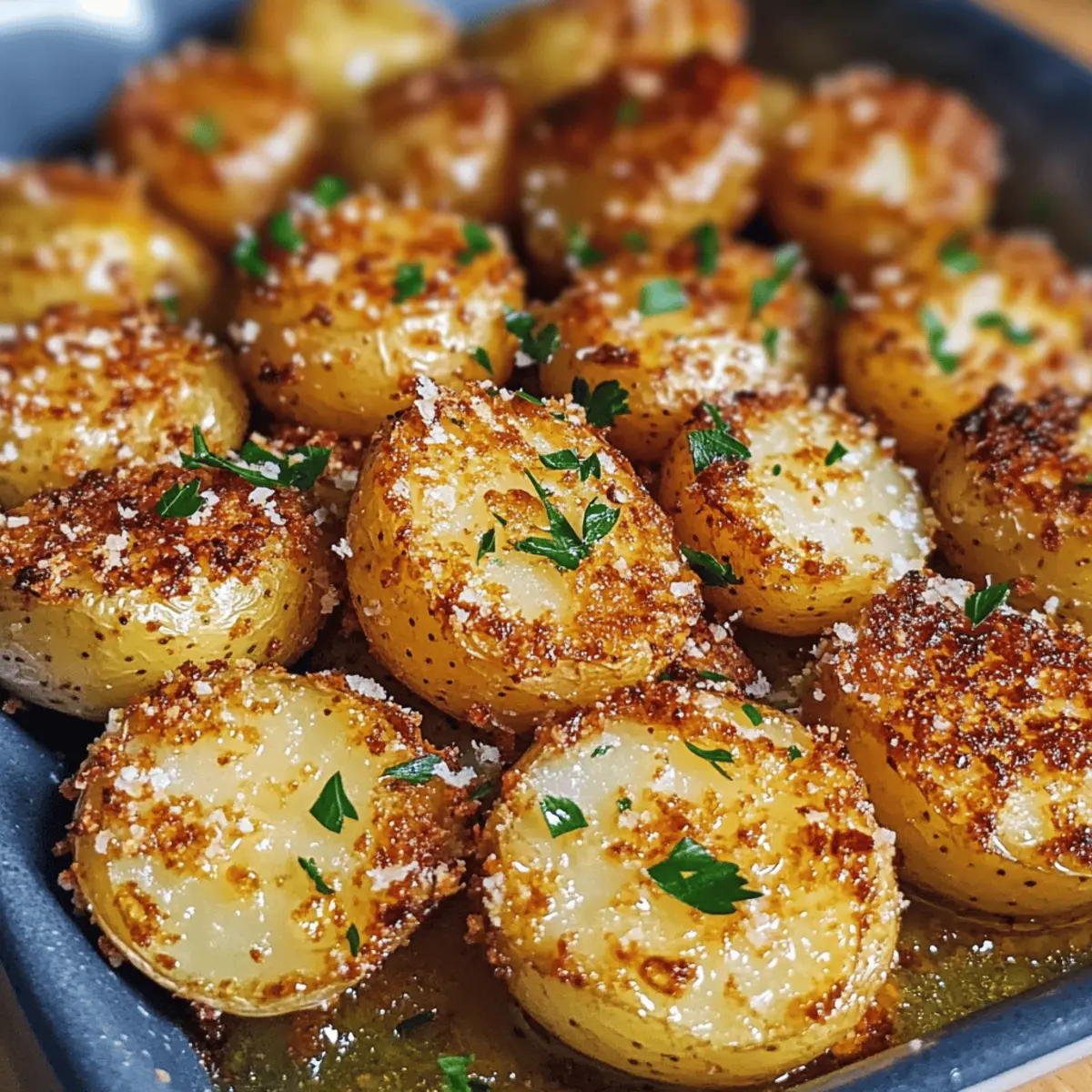 Crispy Parmesan Baby Potatoes für jeden Anlass