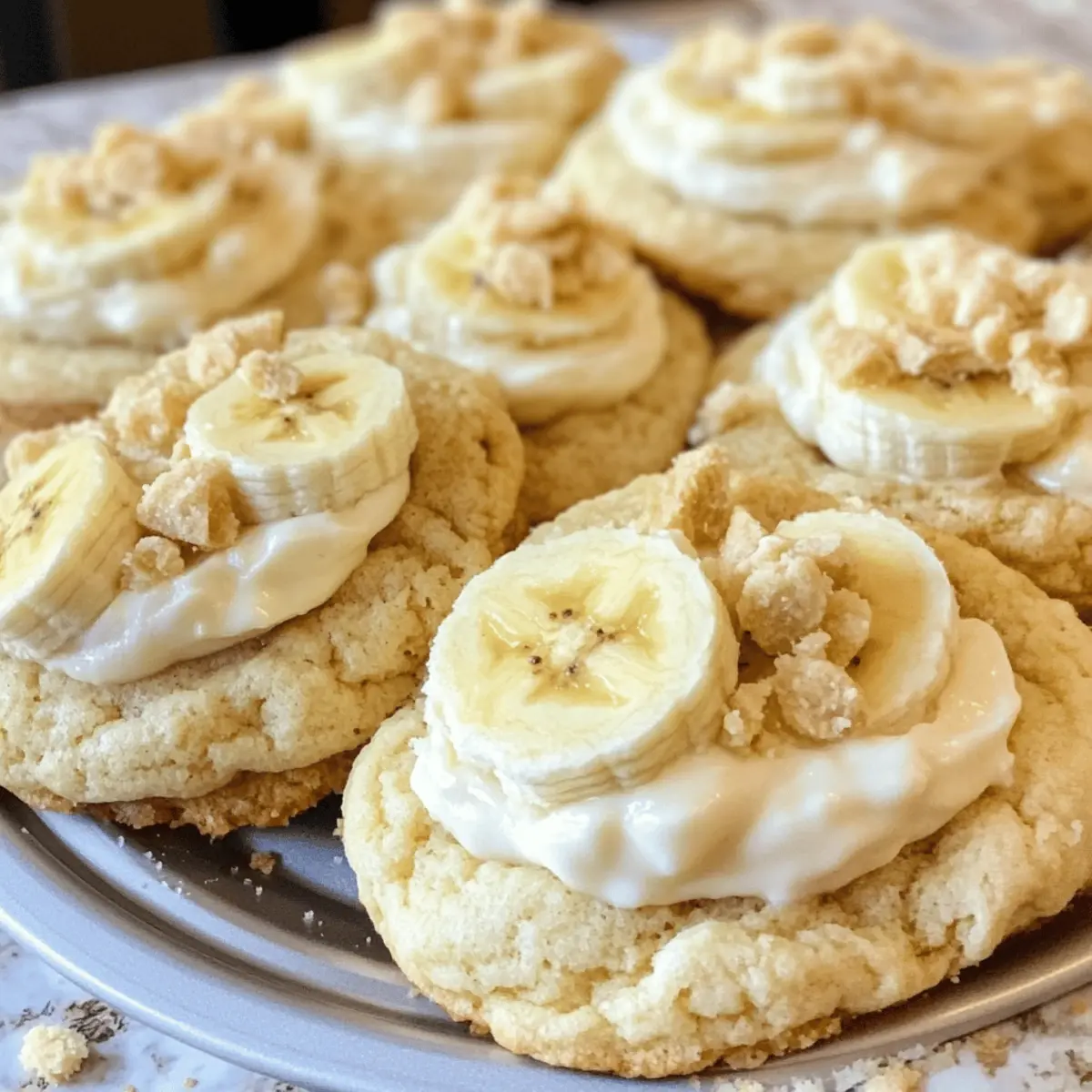 Banana Cream Pie Cookies für den perfekten Genuss