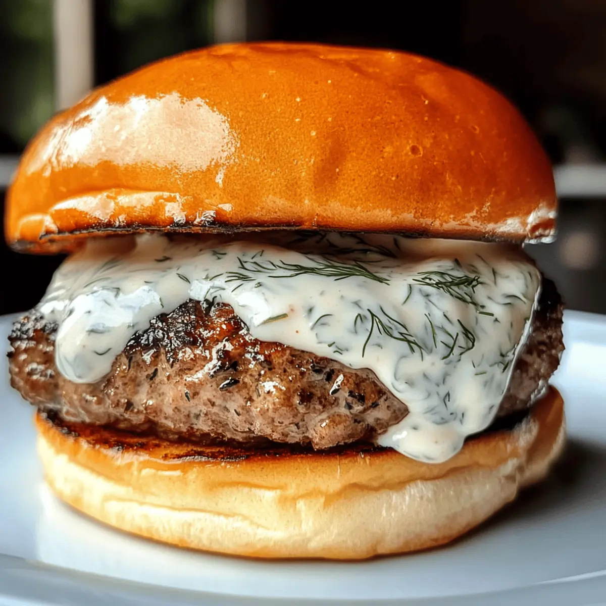 Cremige Knoblauchburger für Zuhause genießen