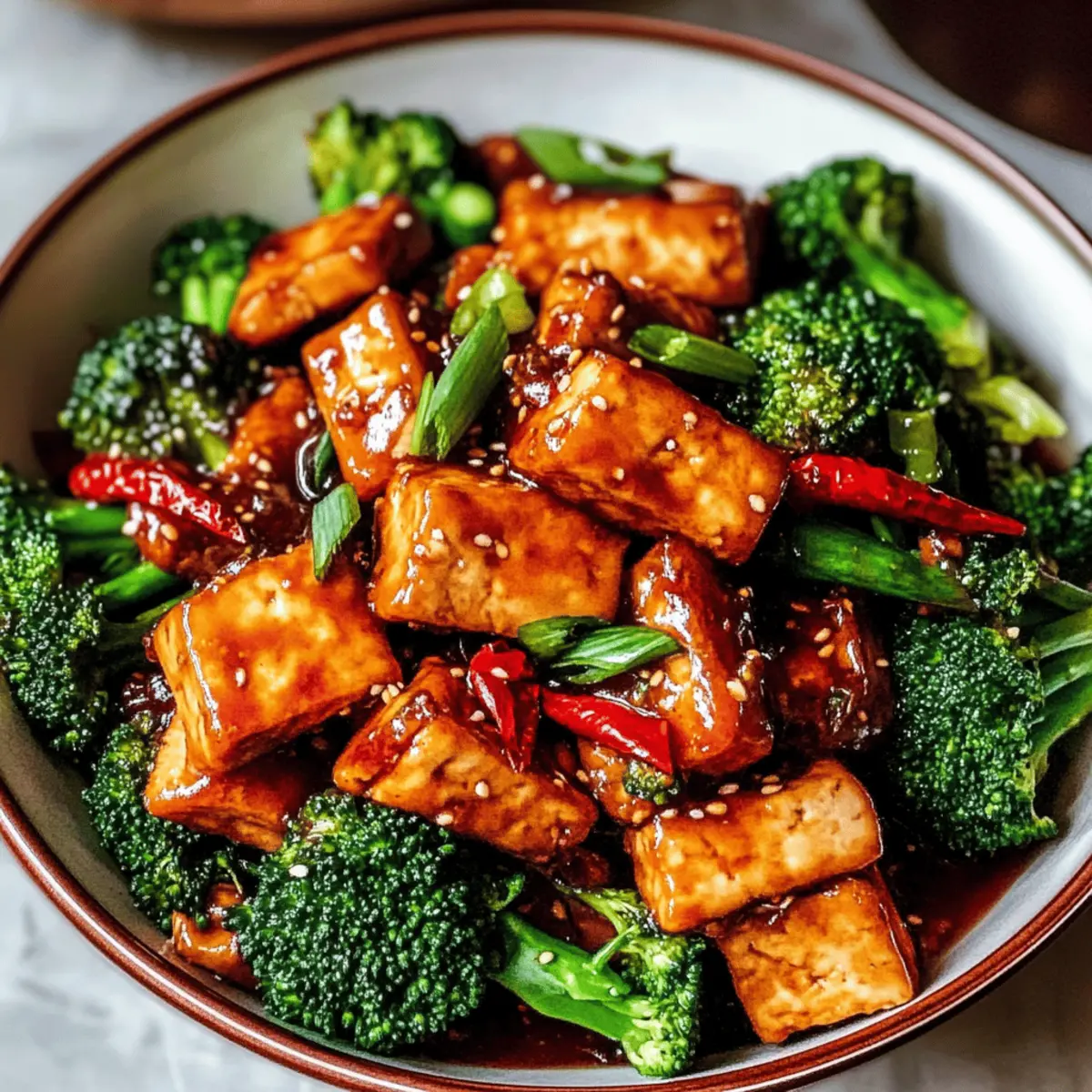 Mongolischer Tofu mit Brokkoli – Ein köstlicher Genuss