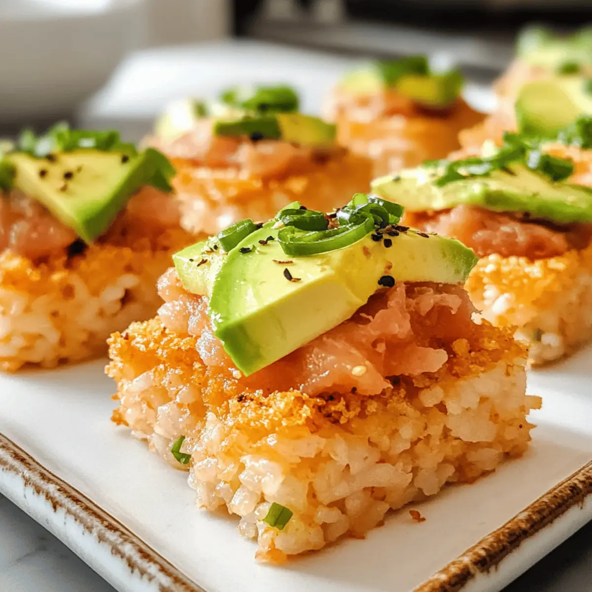 Krosse Reis mit scharfem Thunfisch nach Nobu