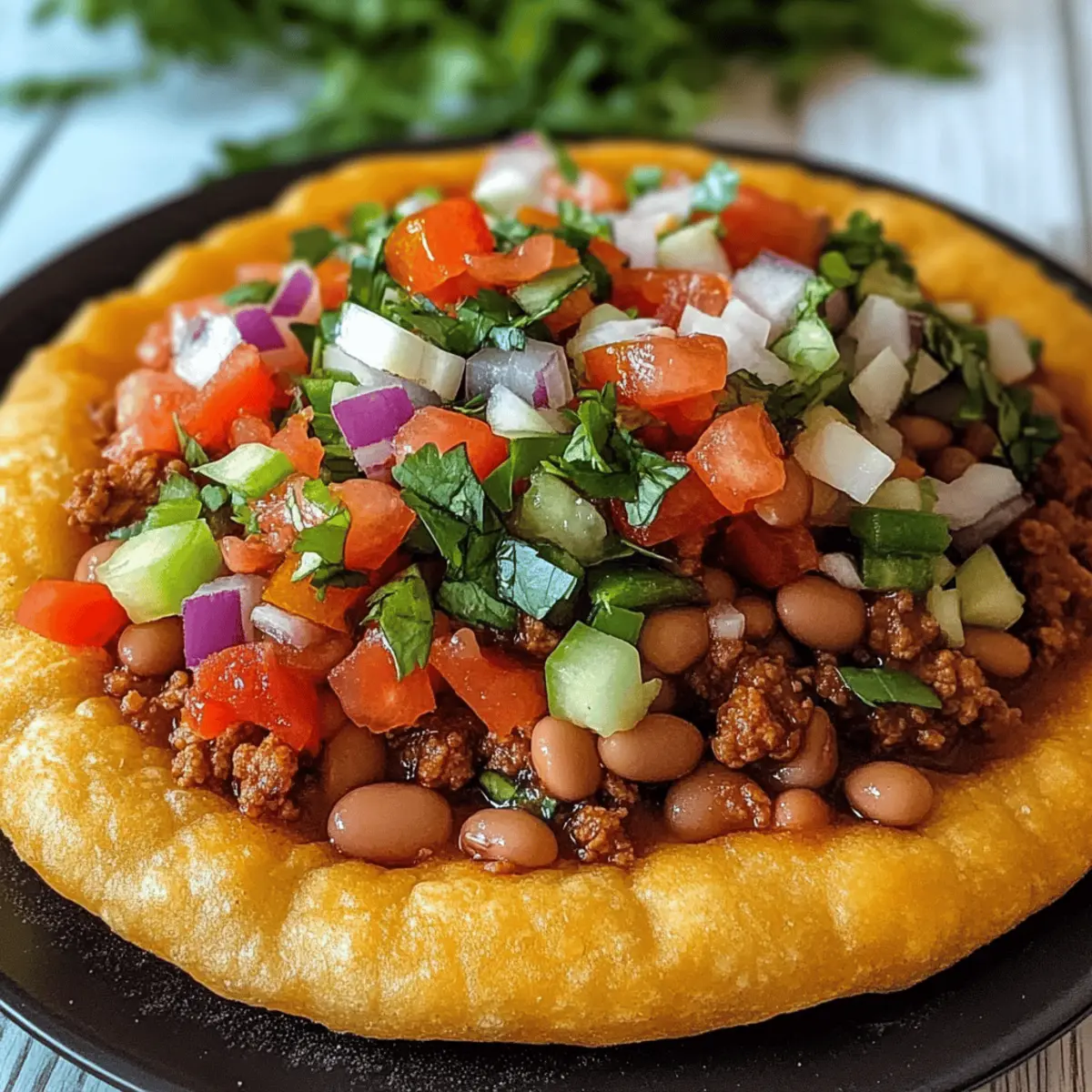 Navajo Taco Fry Bread schnell und lecker genießen