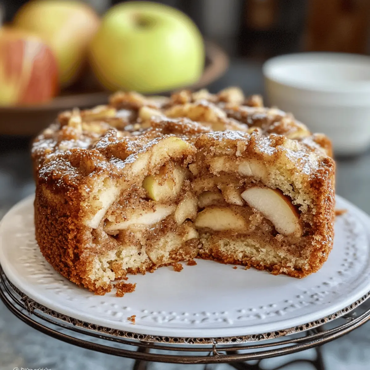 Zimtschnecken Apfelkuchen ohne Hefe schnell zubereiten