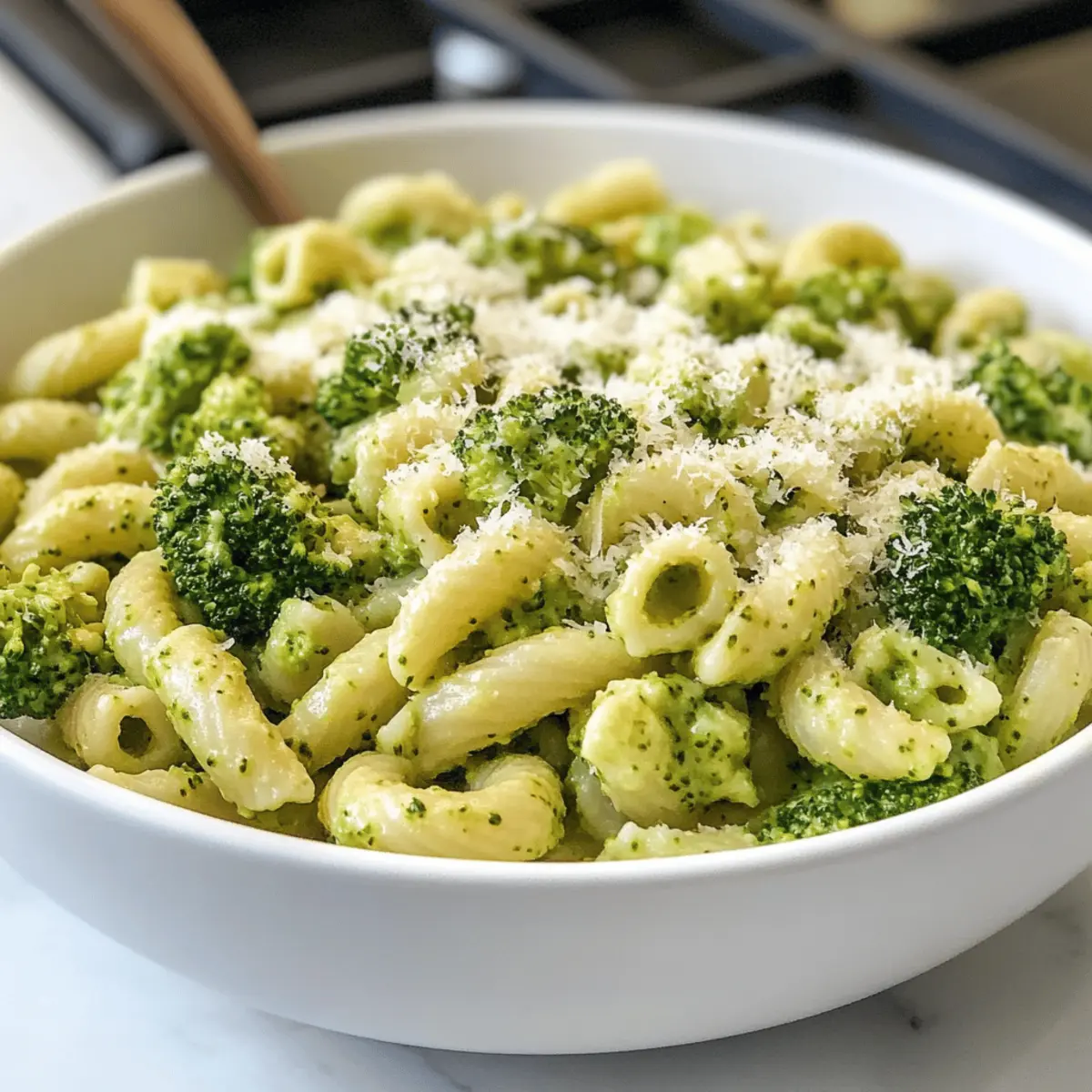 leichte gesunde brokkoli pasta