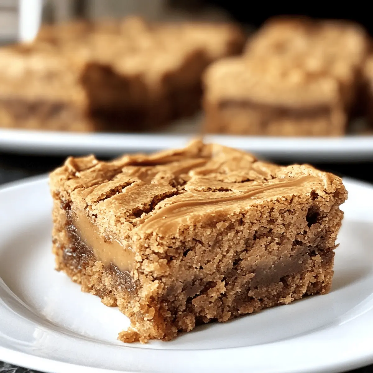 Köstliche Biscoff Blondies für deinen süßen Ausgang