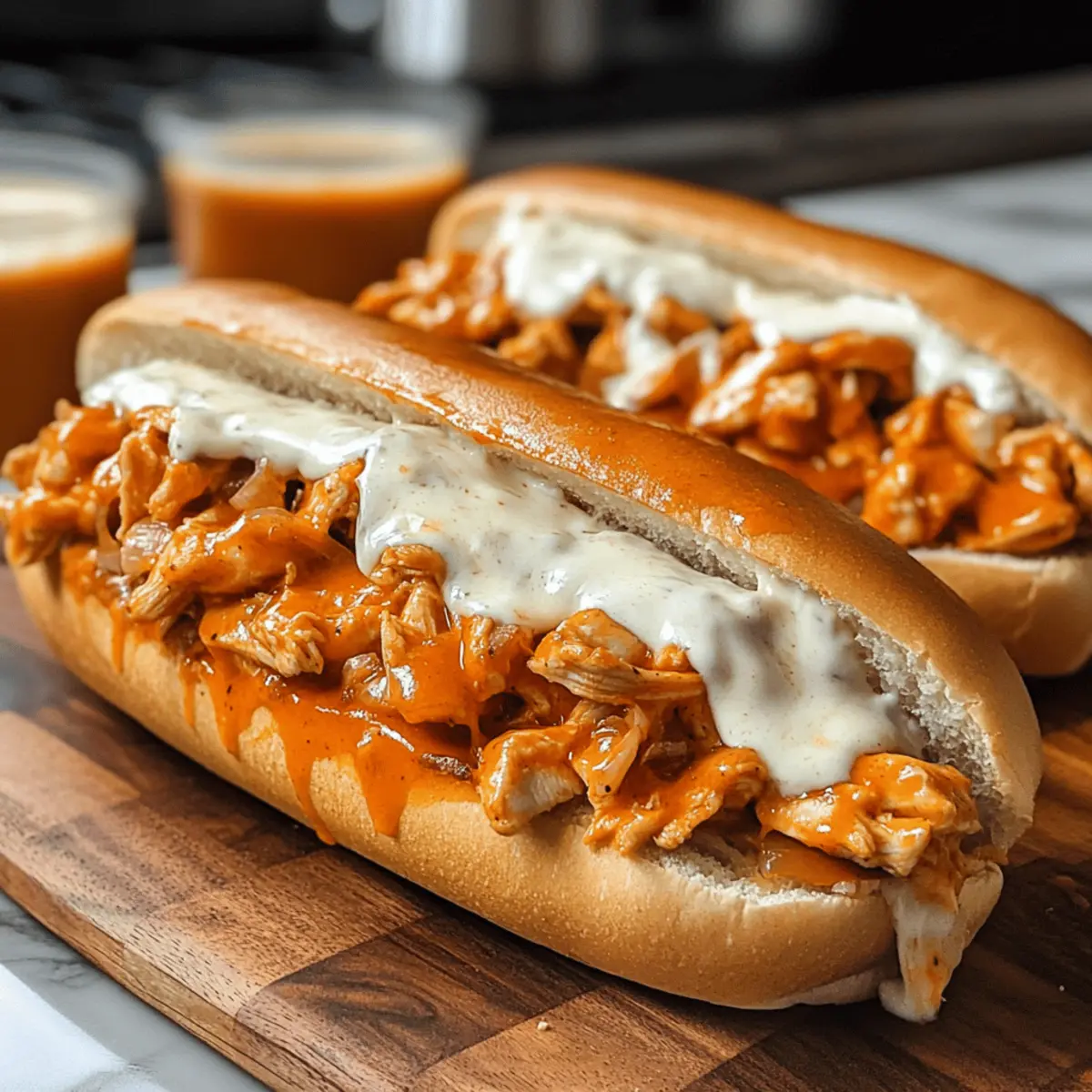 Buffalo Chicken Cheesesteak für den perfekten Abend