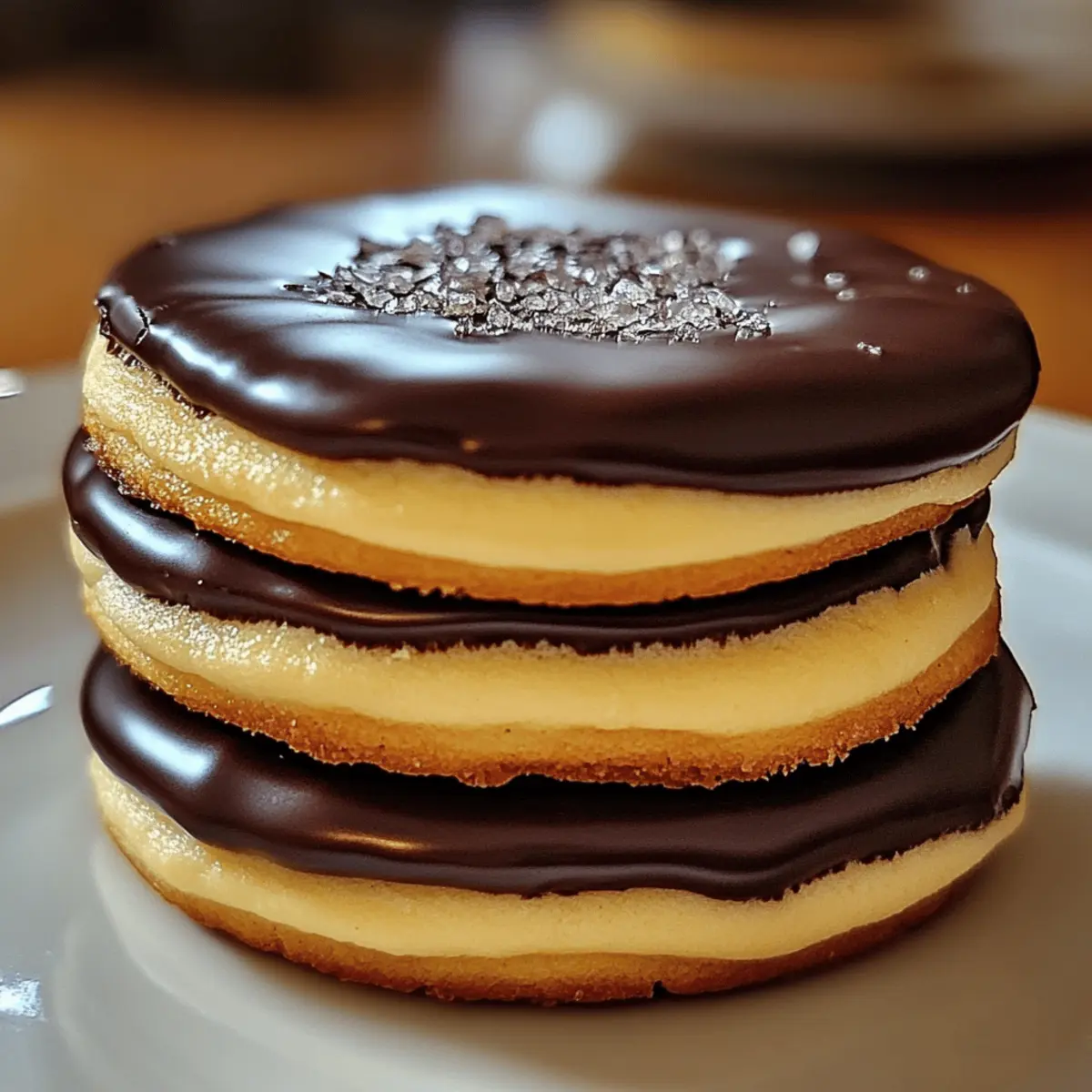 Boston Cream Pie Kekse für Naschkatzen