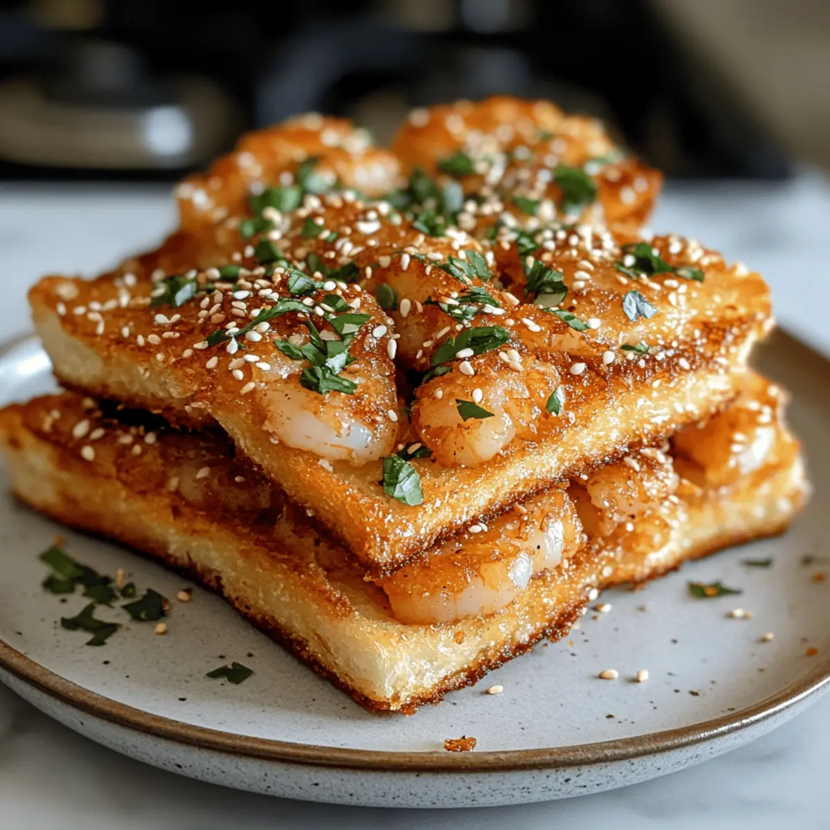 Köstlicher Shrimp Toast für jeden Anlass