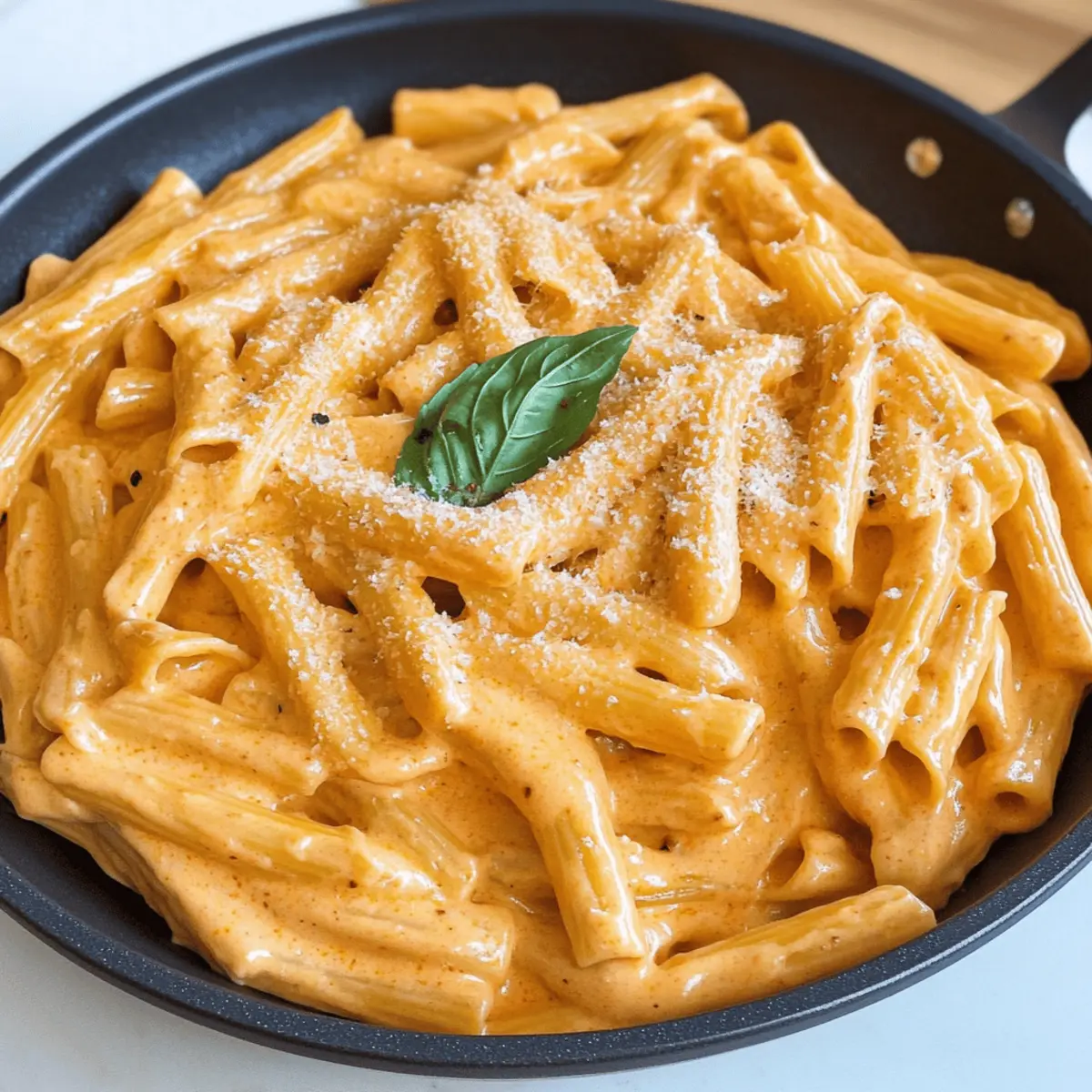 Cremige Rote Paprika Alfredo Sauce ganz leicht
