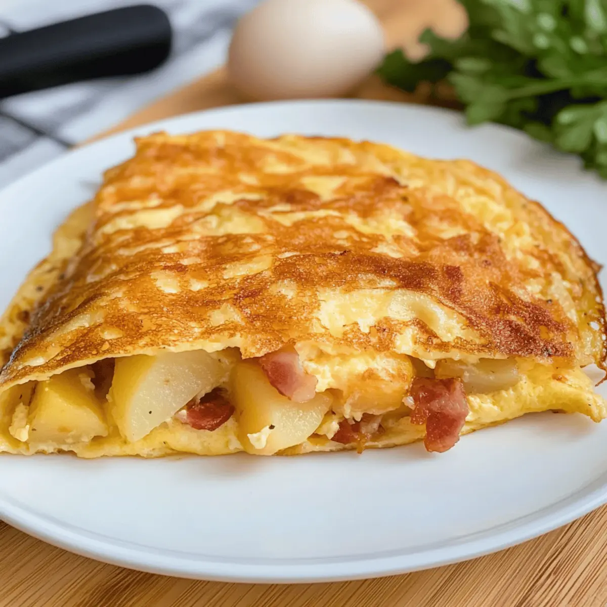 Bauernomlett für ein herzhaftes Frühstück