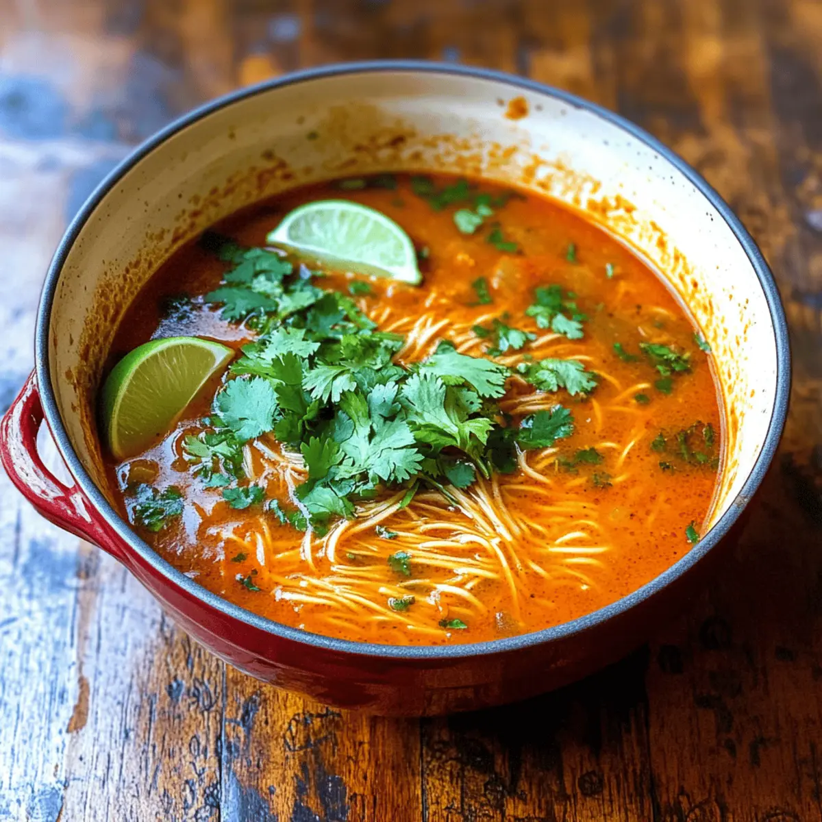 Sopa de Fideo: Komfortable mexikanische Nudelsuppe