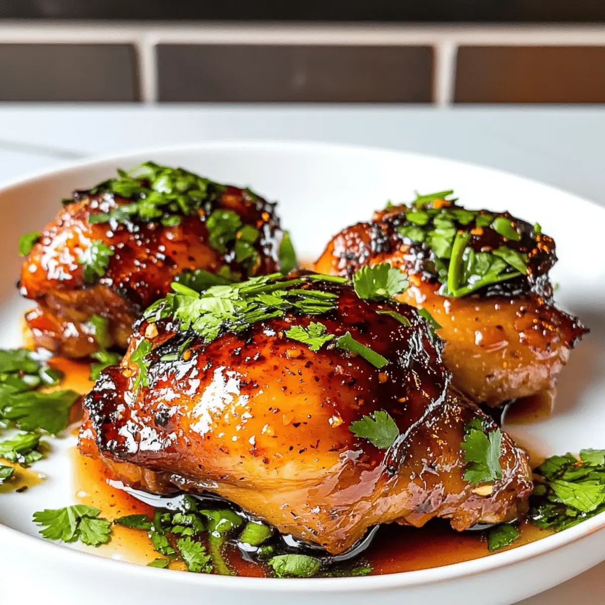 Sticky Thai Chicken für den perfekten Genuss