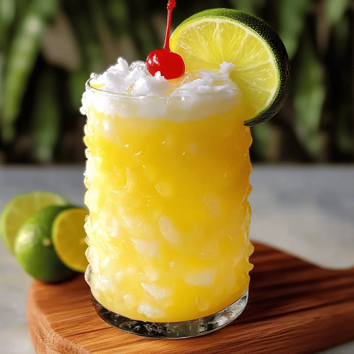 Erfrischender alkoholfreier Piña Colada Punch