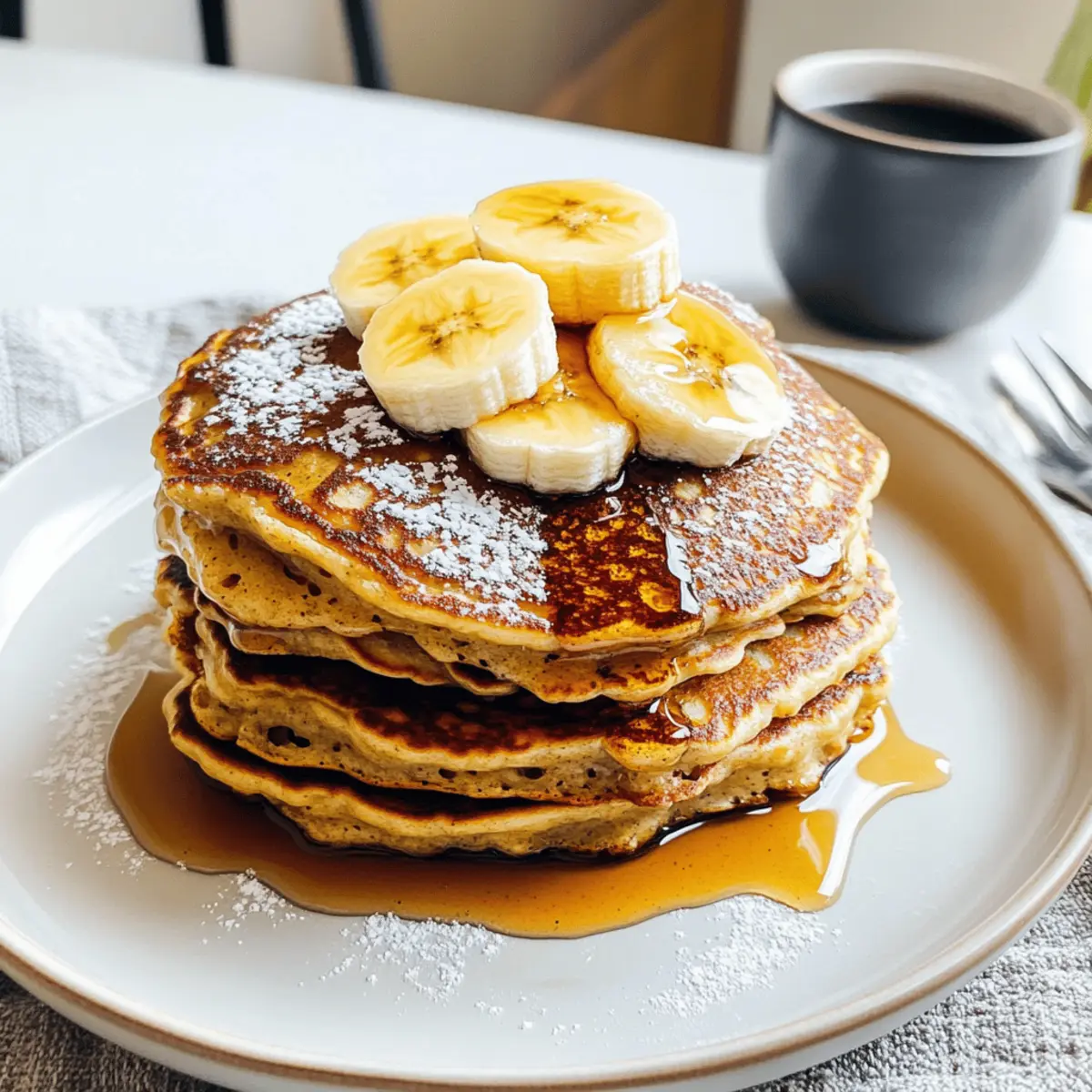 3-Zutaten Bananen-Pfannkuchen Schnell und Gesund