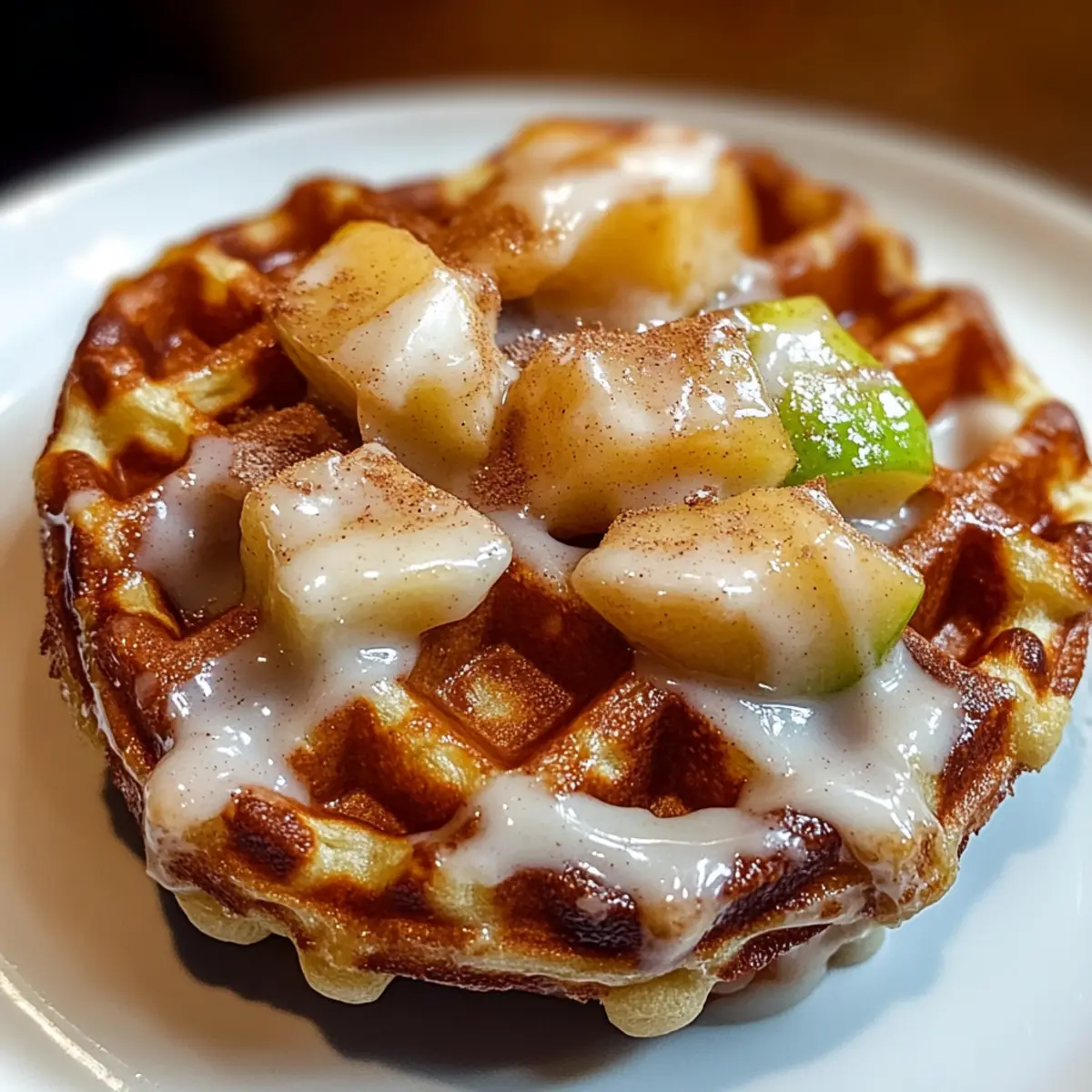 Apfelküche Waffel Donuts für dein perfektes Frühstück