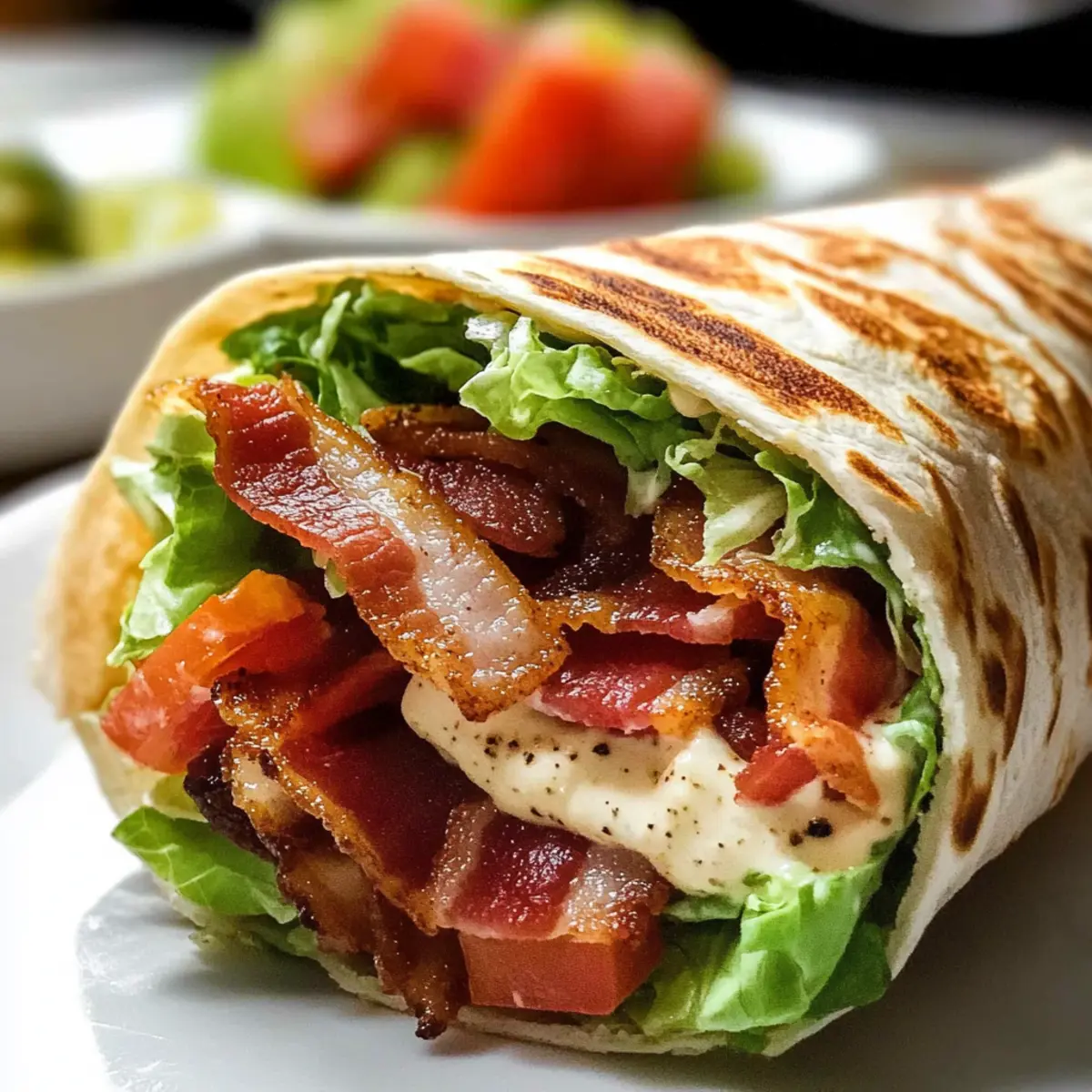 BLT-Wraps mit geheimer Sauce für den perfekten Genuss