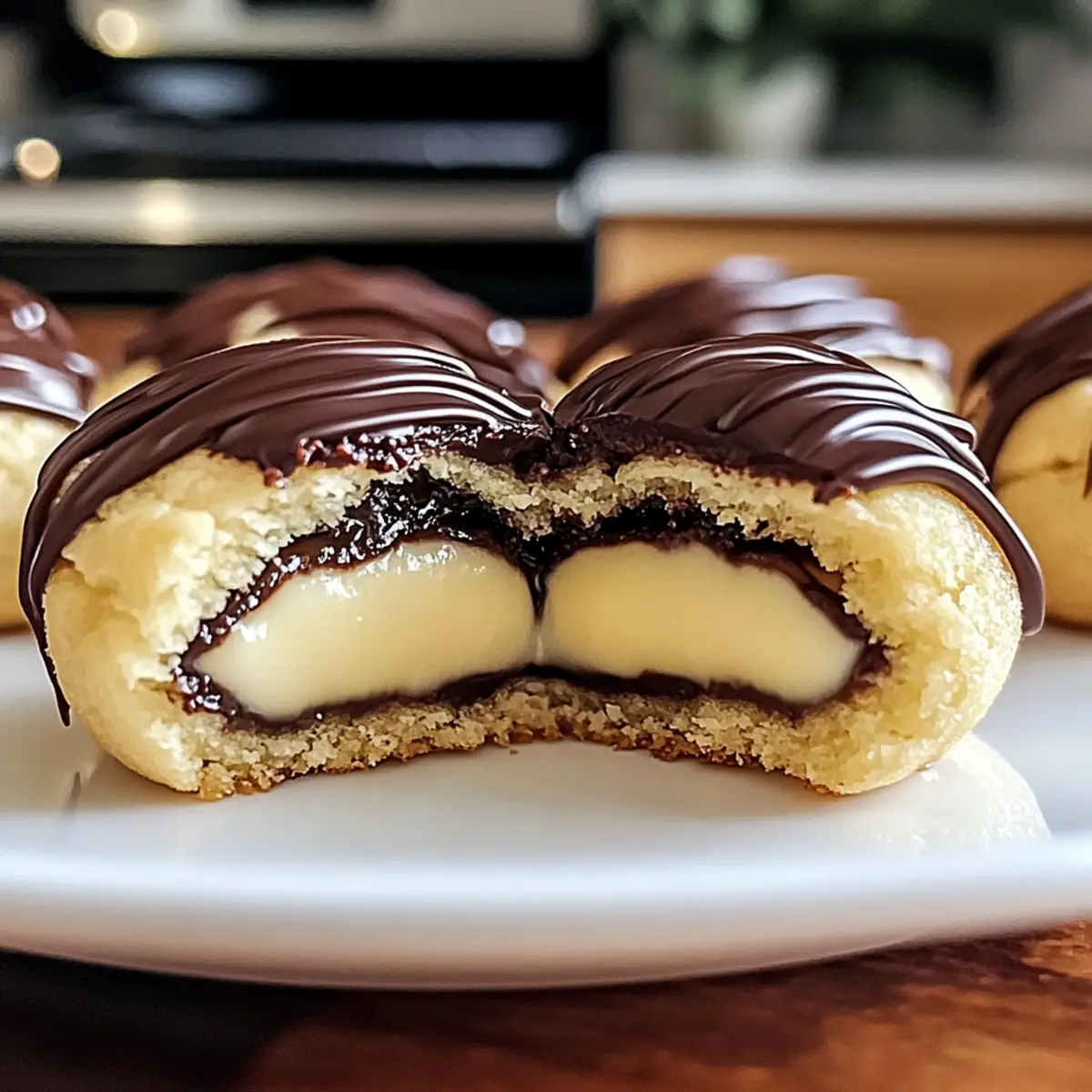 Boston Cream Pie Kekse für süße Naschkatzen