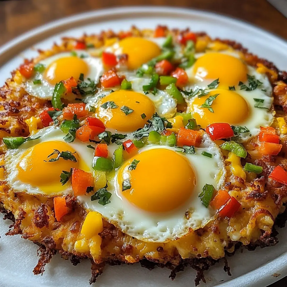 Frühstücks-Pizza Rösti-Krusten einfach selbst machen