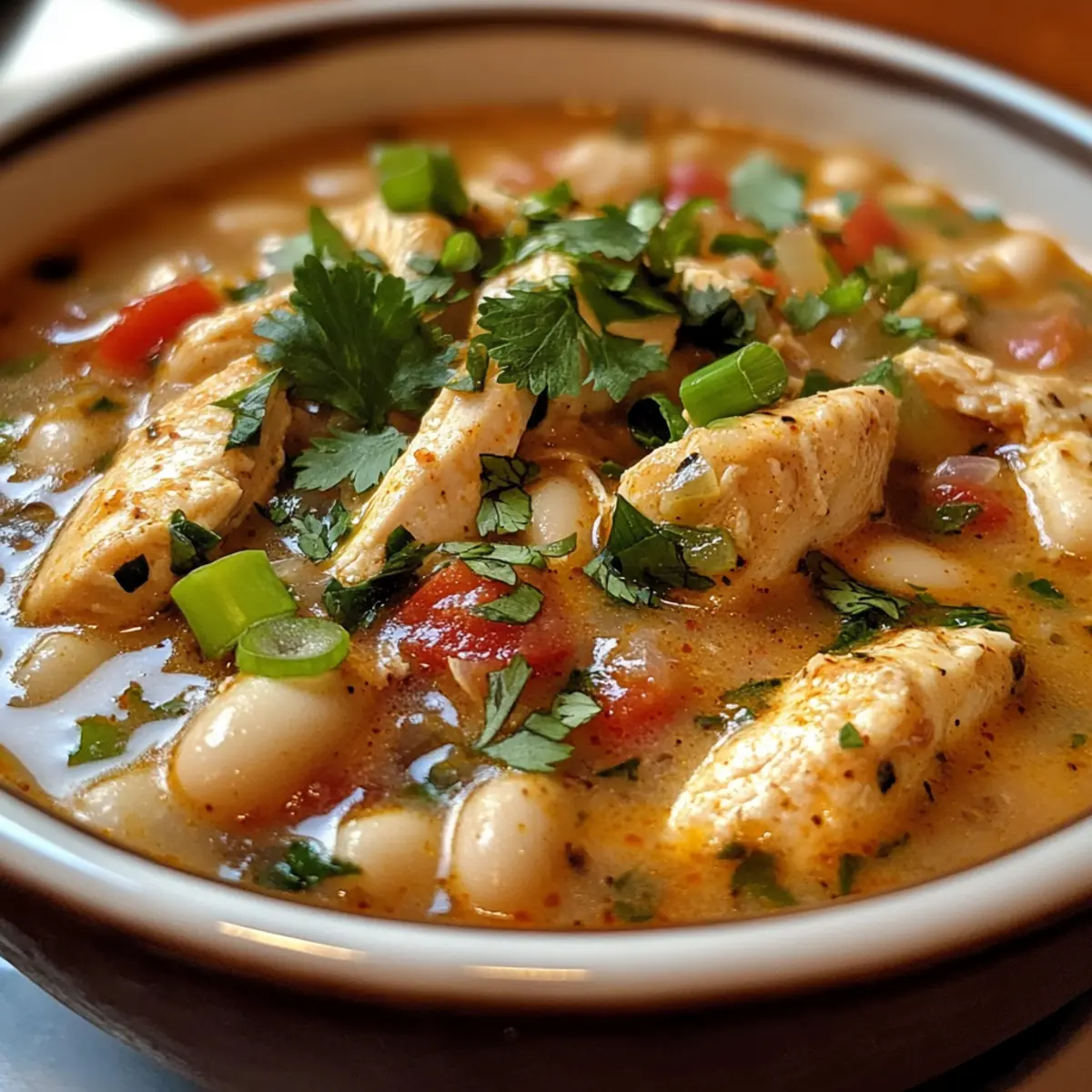 Cajun Weiße Hühner-Chili: Cremig und Herzhaft genießen