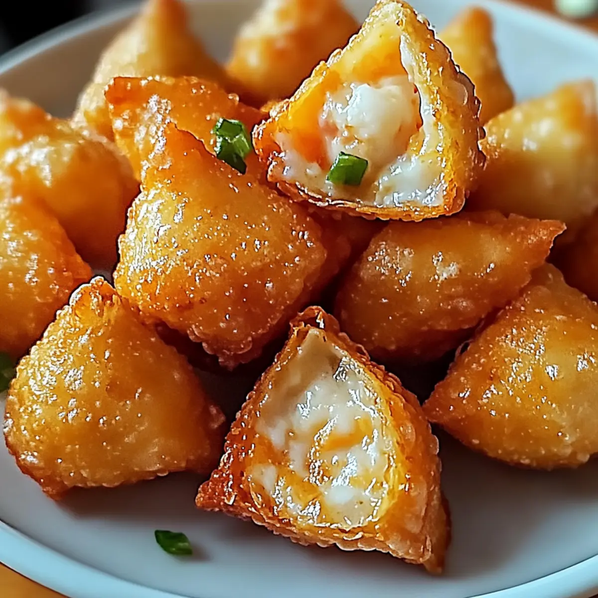 Krabben Rangoon Bomben für den perfekten Snack