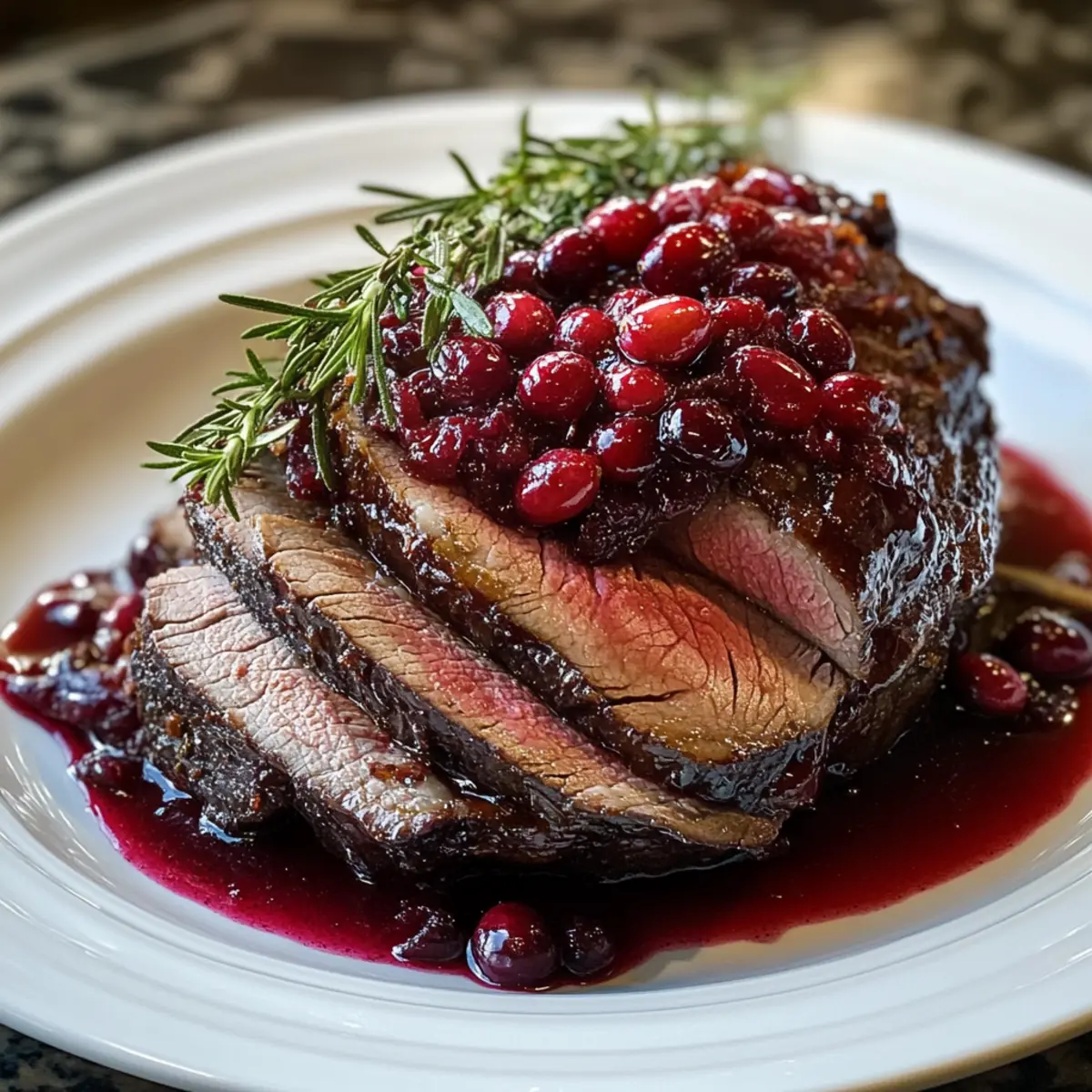 Leckere Preiselbeer-Rinderbraten für besondere Anlässe