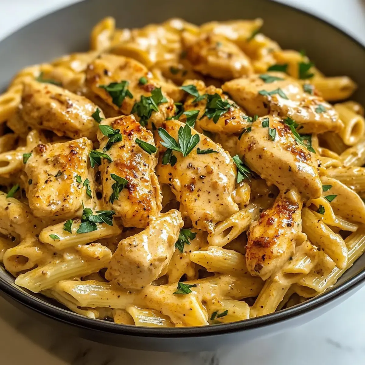 Cremige Cajun-Hühnchen-Pasta in 30 Minuten