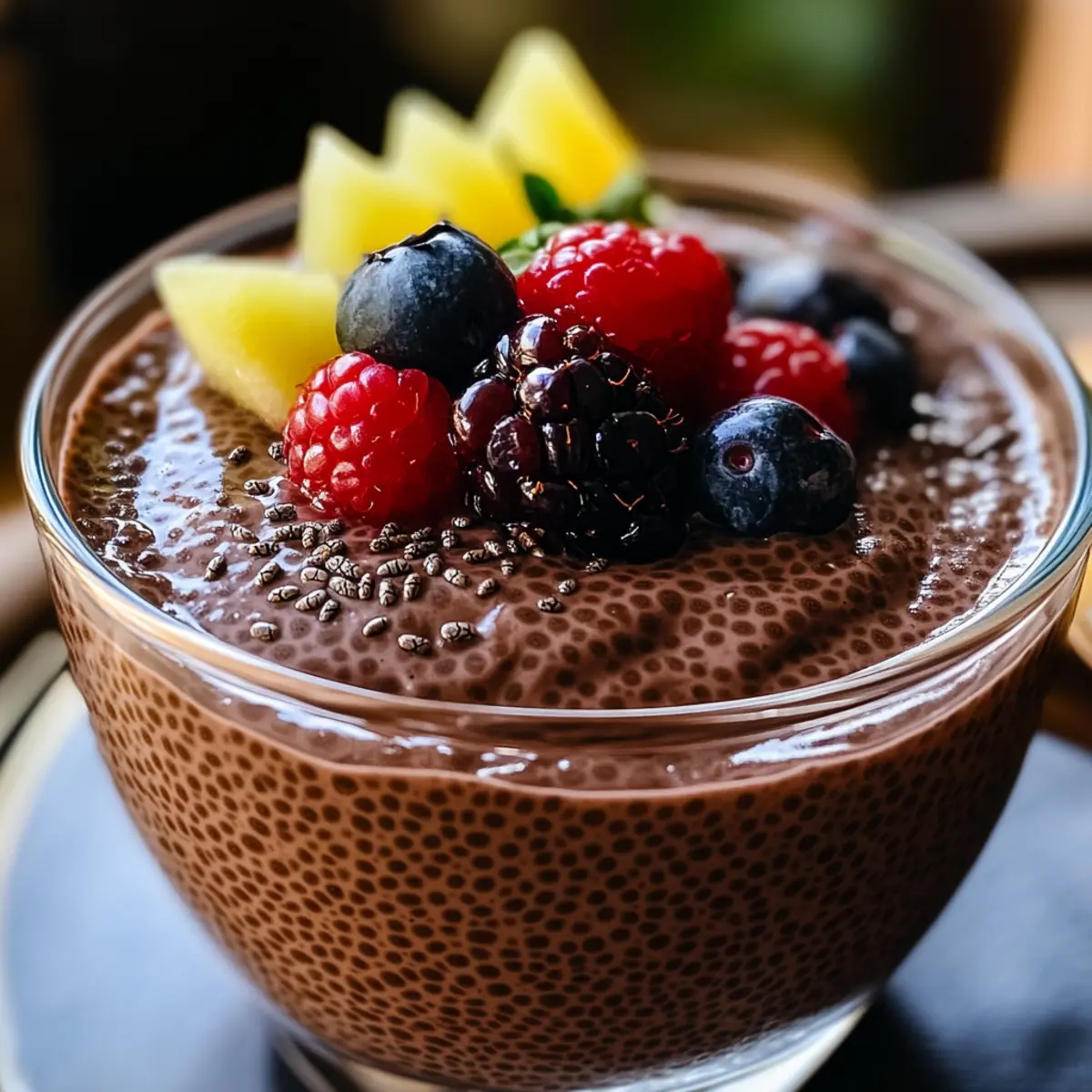 Cremiger Schokoladen-Chia-Pudding für jeden Anlass