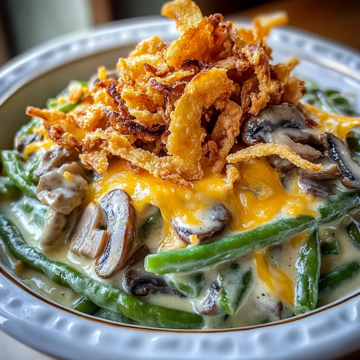 Grüner Bohnenauflauf für perfekte Feiertage