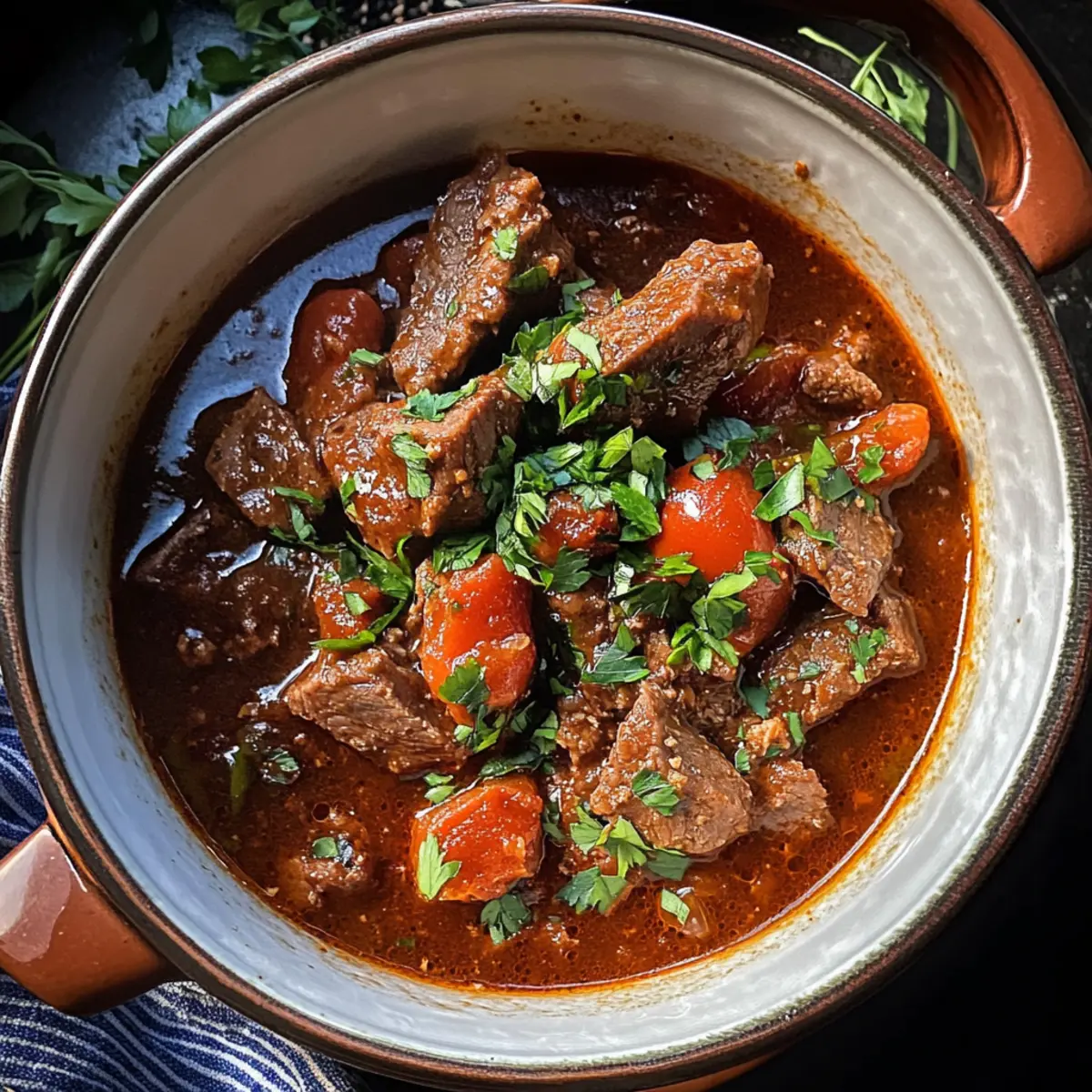 Kokkinisto – Traditioneller griechischer Rindereintopf