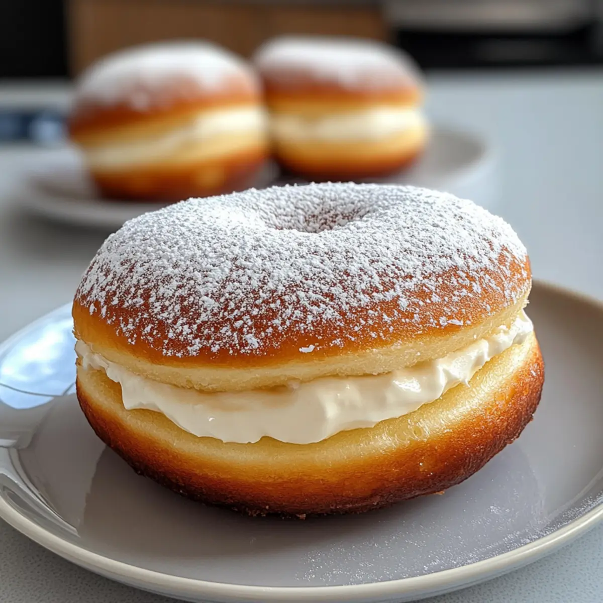 Milchcreme-Donut für den süßen Genuss zuhause