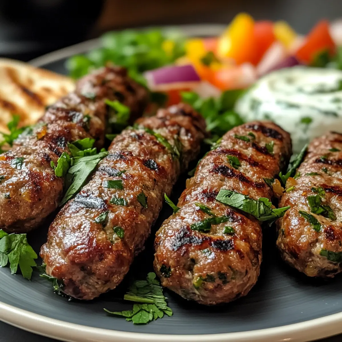 Mittelöstliche Kofta-Kebabs für jeden Anlass