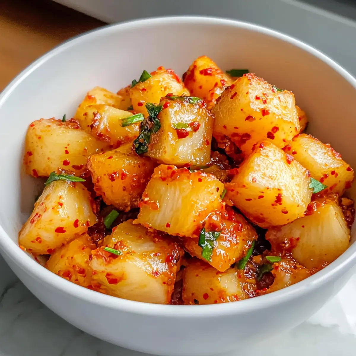 Scharfe Ananas-Kimchi: Einfach selbstgemacht!