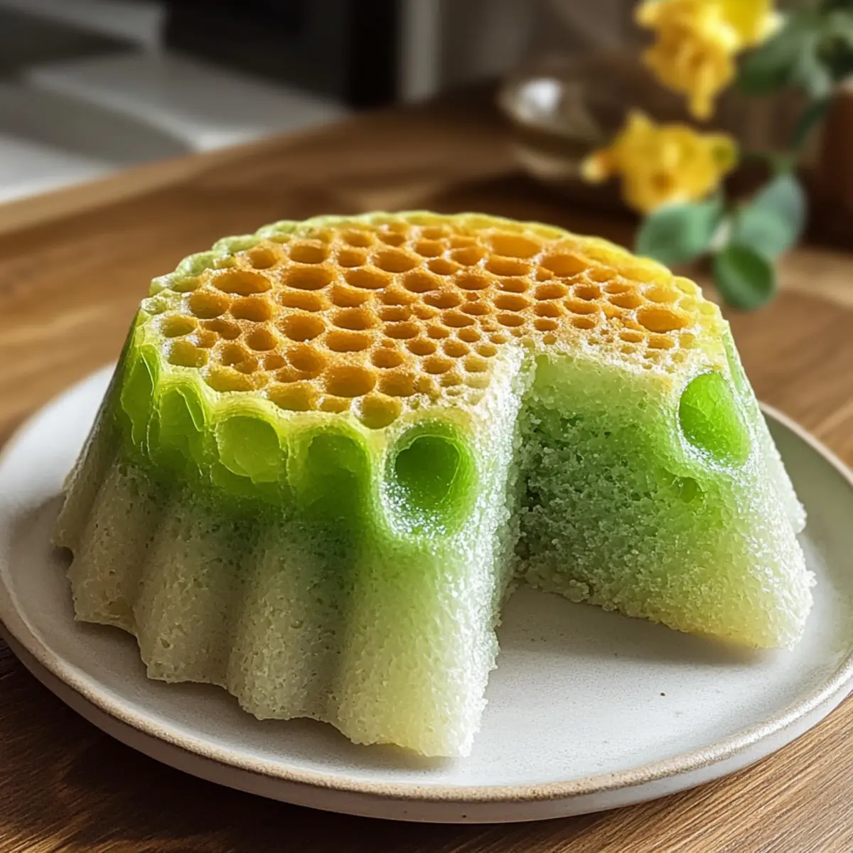 Gedämpfter vietnamesischer Waben-Kuchen ganz einfach