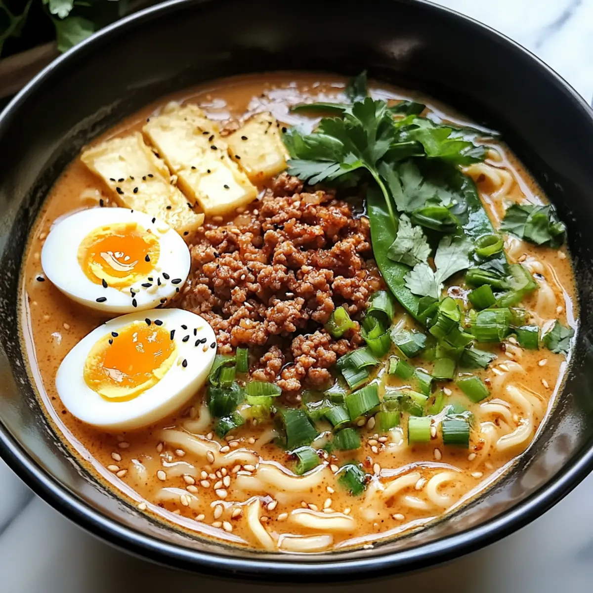 Köstlicher Tan Tan Ramen für jede Gelegenheit