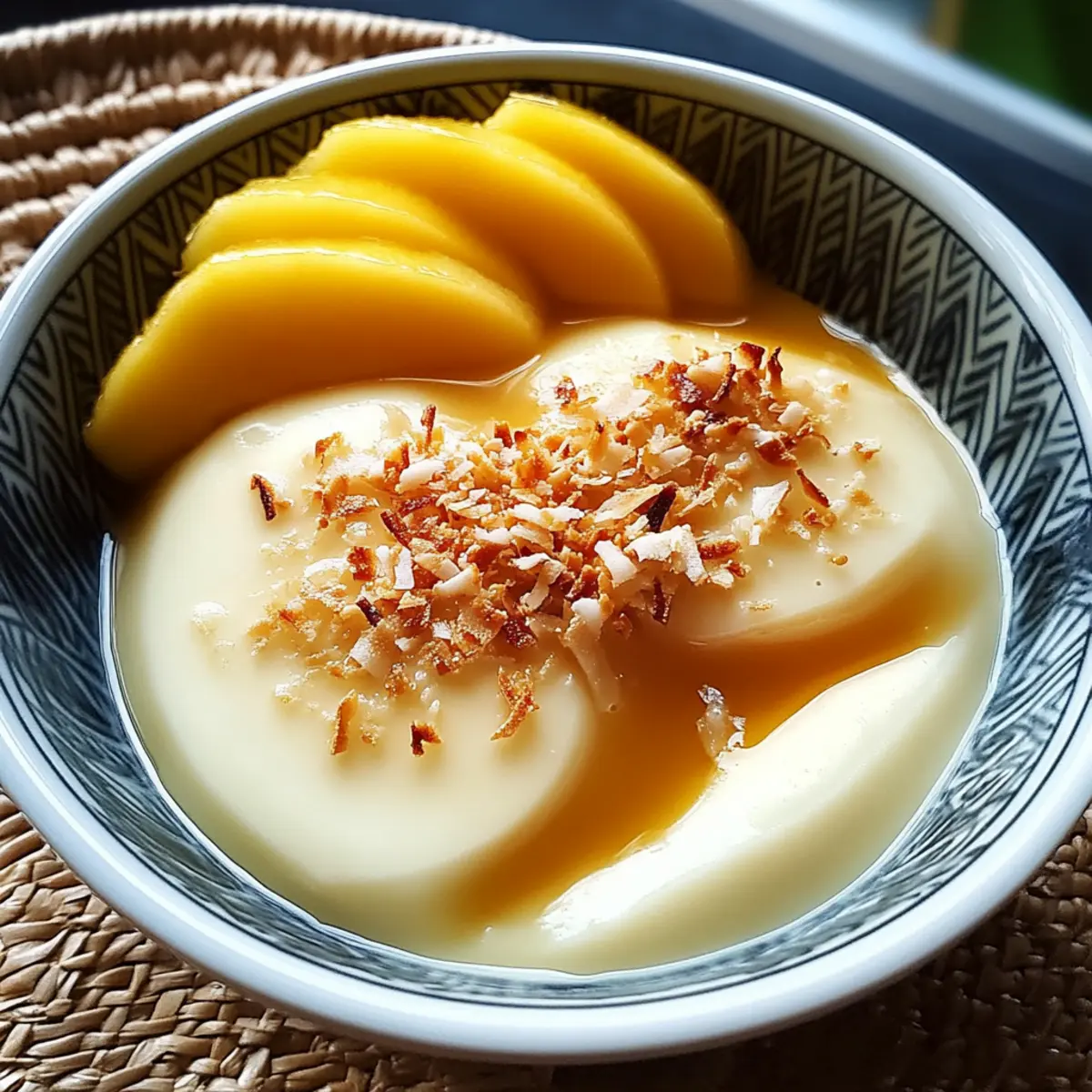 Thai-Kokosnusspudding: Cremiger Genuss für Zuhause