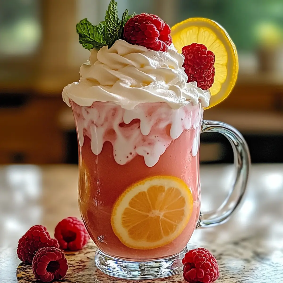 Schlagende rosa Limonade für zauberhafte Brunches