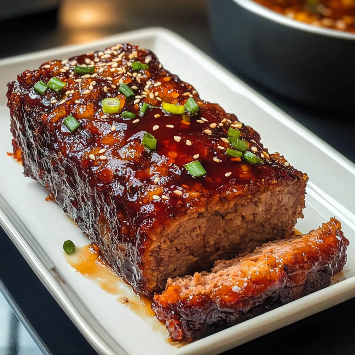 Koreanischer Hackbraten mit Gochujang-Glasur Genuss