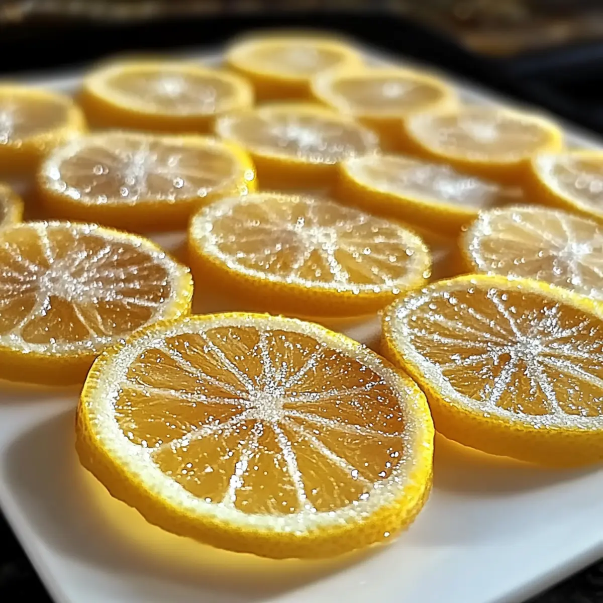 Zitronenscheiben kandiert – Der süße Genuss