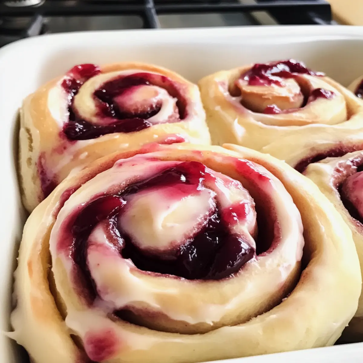 Kirschen Zimtschnecken mit hausgemilter Füllung genießen