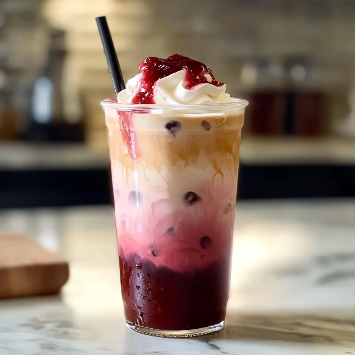 Kirsche Vanille Eiskaffee – Erfrischender Genuss für heiße Tage