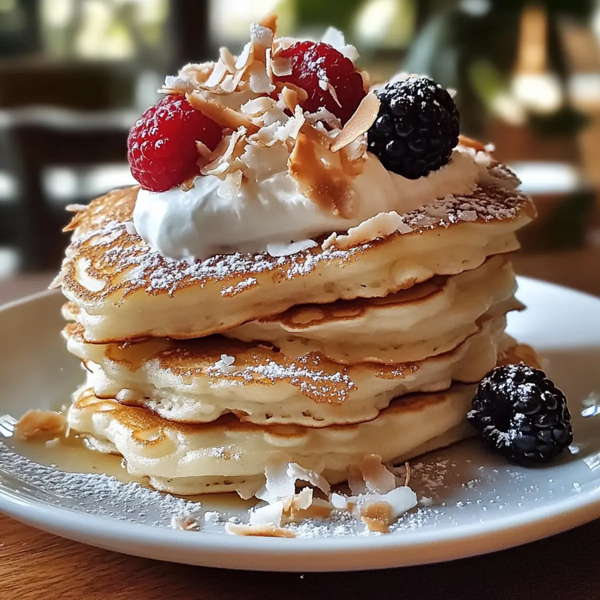 Kokosnusscreme Pfannkuchen schnell und fluffig genießen