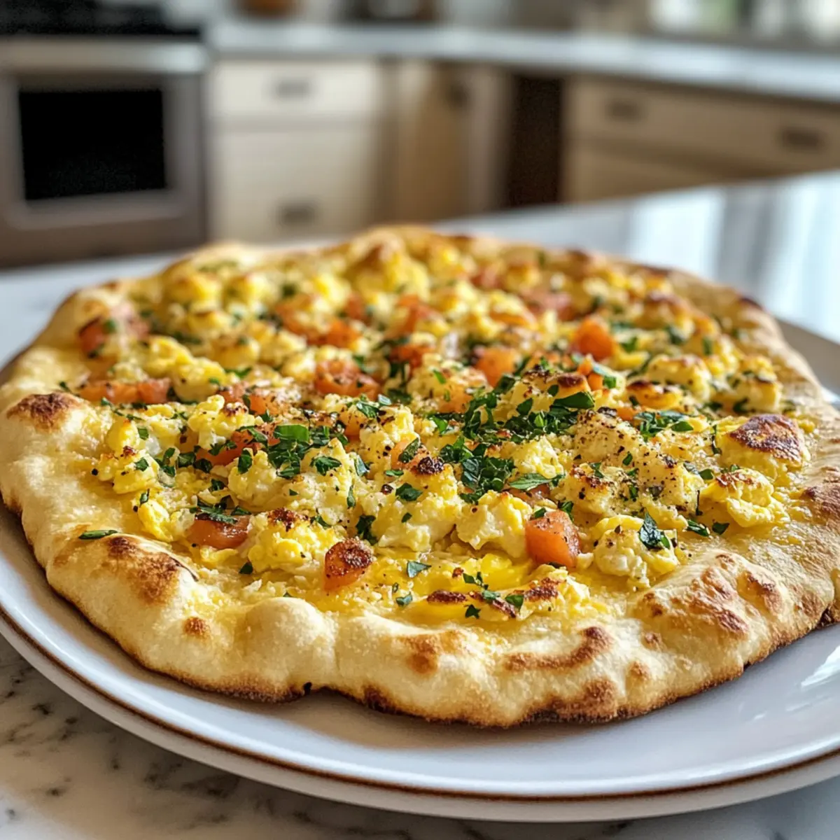 Hüttenkäse Fladenbrot in 15 Minuten zubereiten