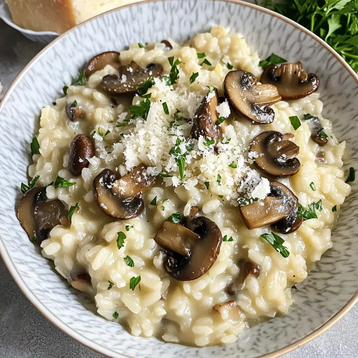 Cremiges Pilzrisotto für genussvolle Abende