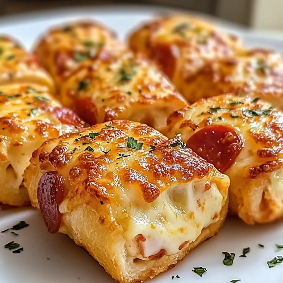 Knusprige Luftfritteuse Pizza-Rollen für Snacks unterwegs