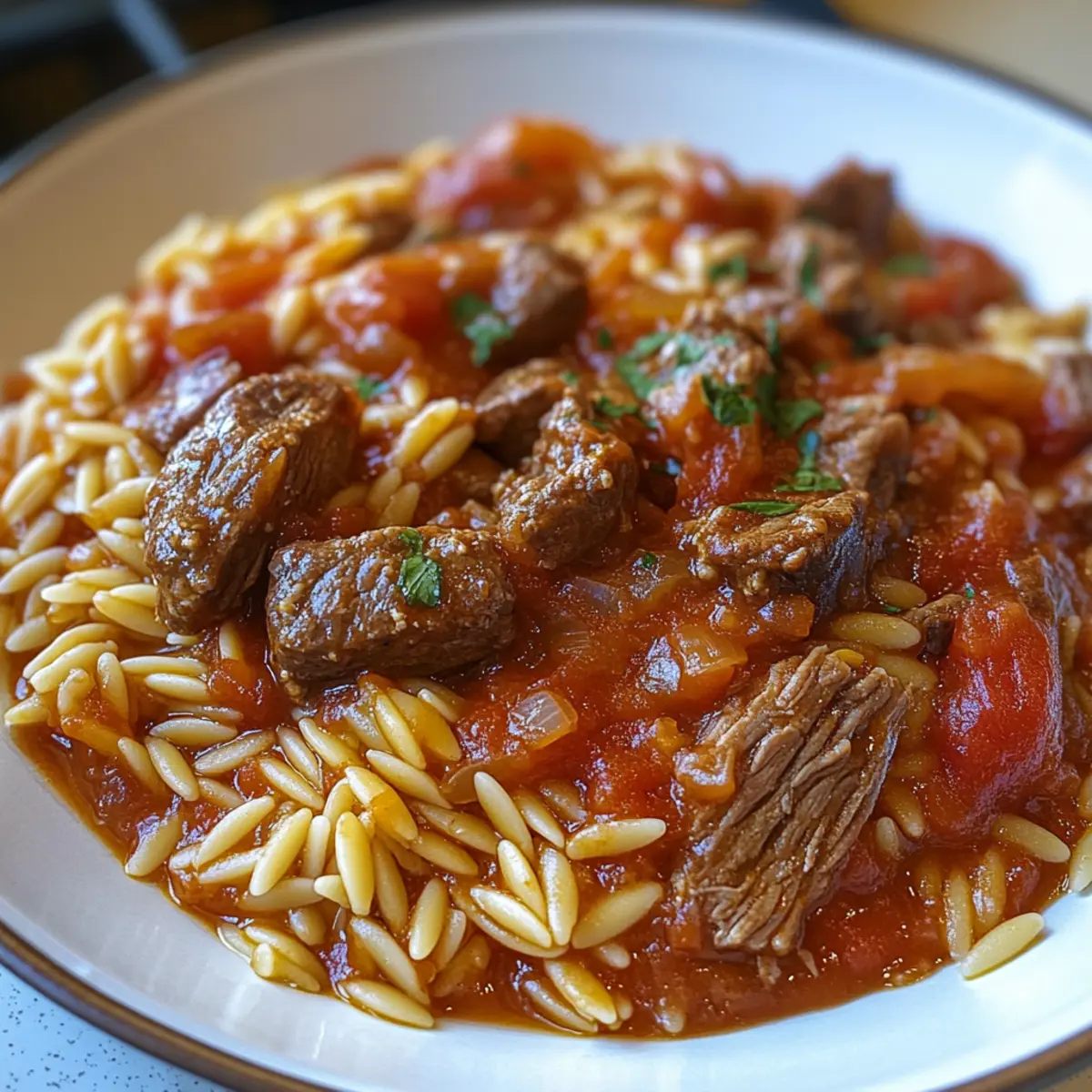 Griechische Manestra: Herzhaftes Wohlfühlessen