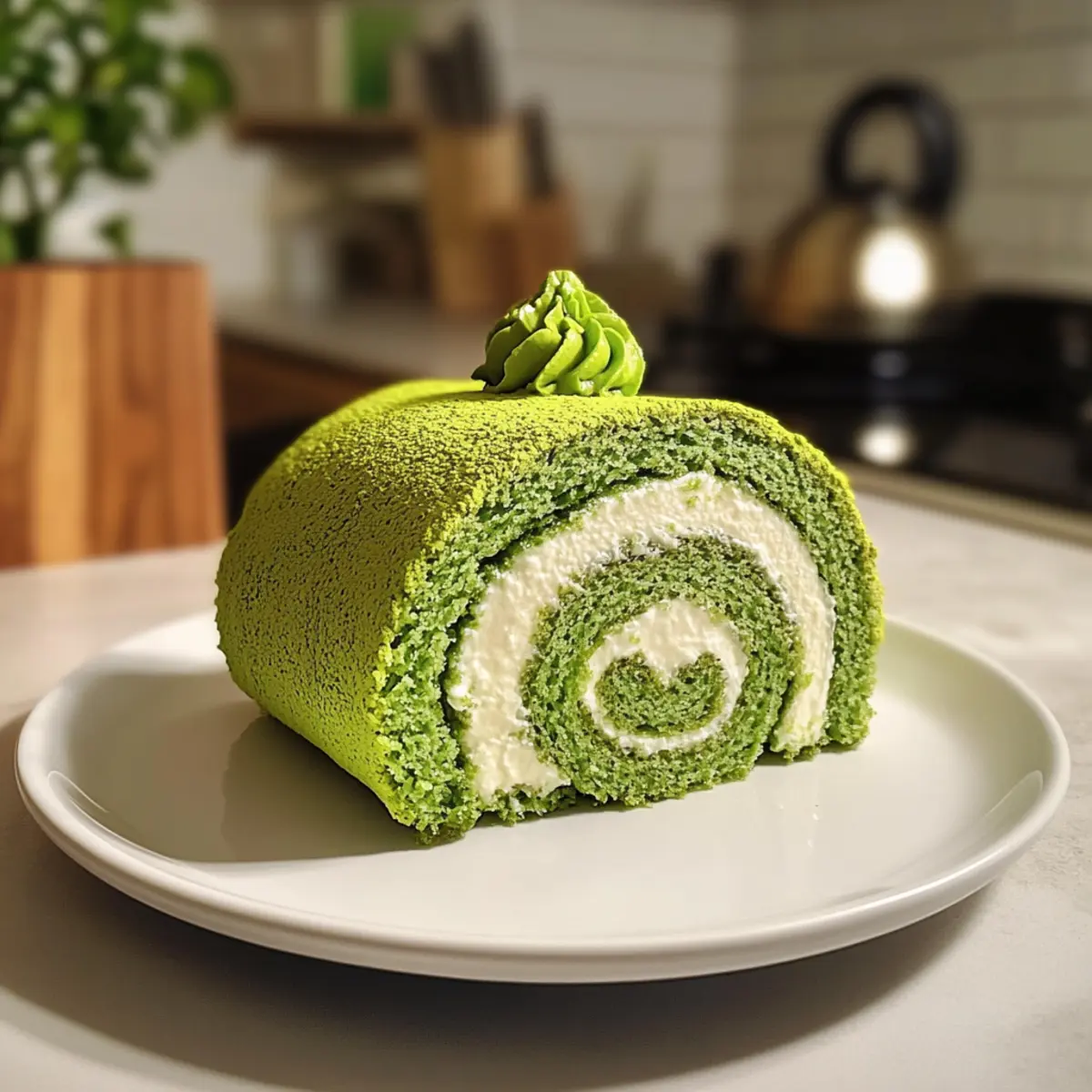 Leichte Matcha-Rollenkuchen für jede Gelegenheit