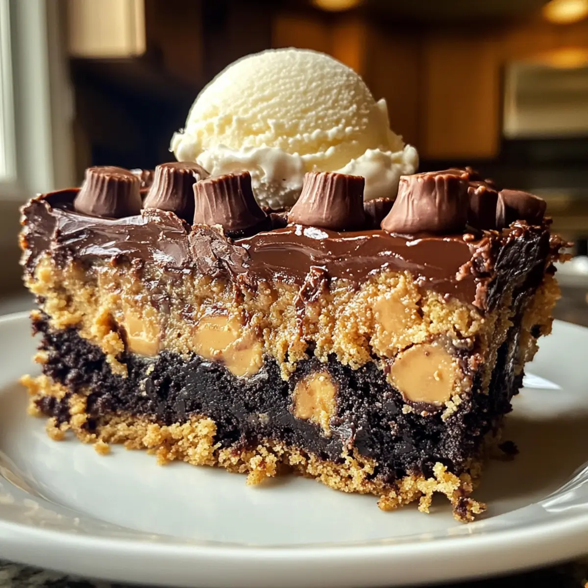 Erdnussbutter-Tassen-Dump-Kuchen für Jeden Anlass