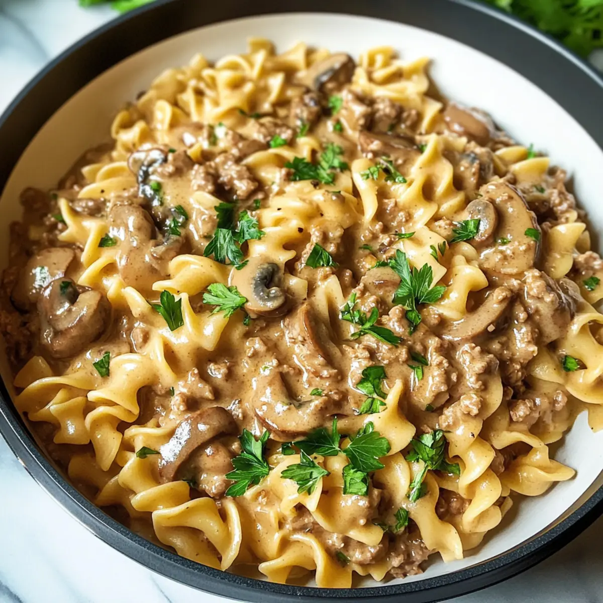 Rindfleisch Stroganoff für dein ideales Familienessen